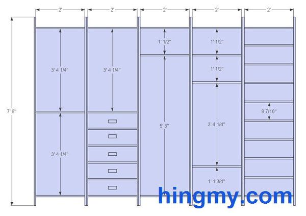 Designing a builtin Closet