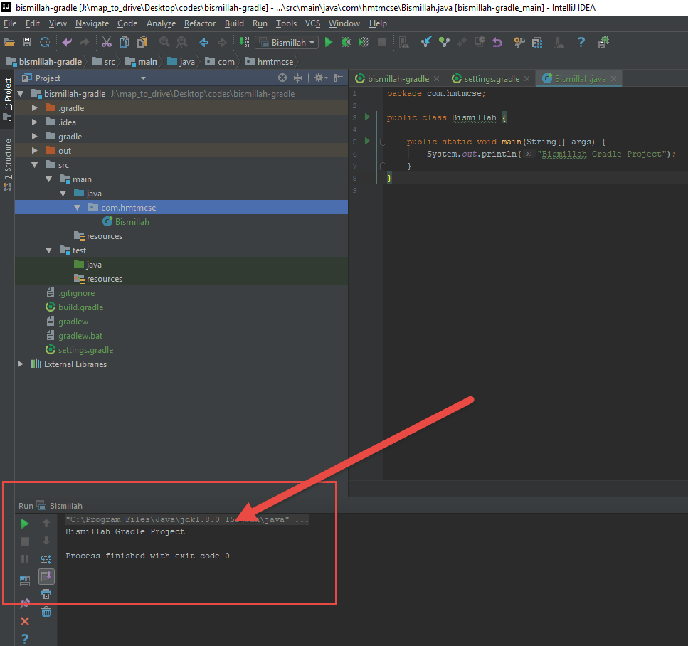 Create Gradle Java or Groovy Project using Intellij IDEA HMTMCSE