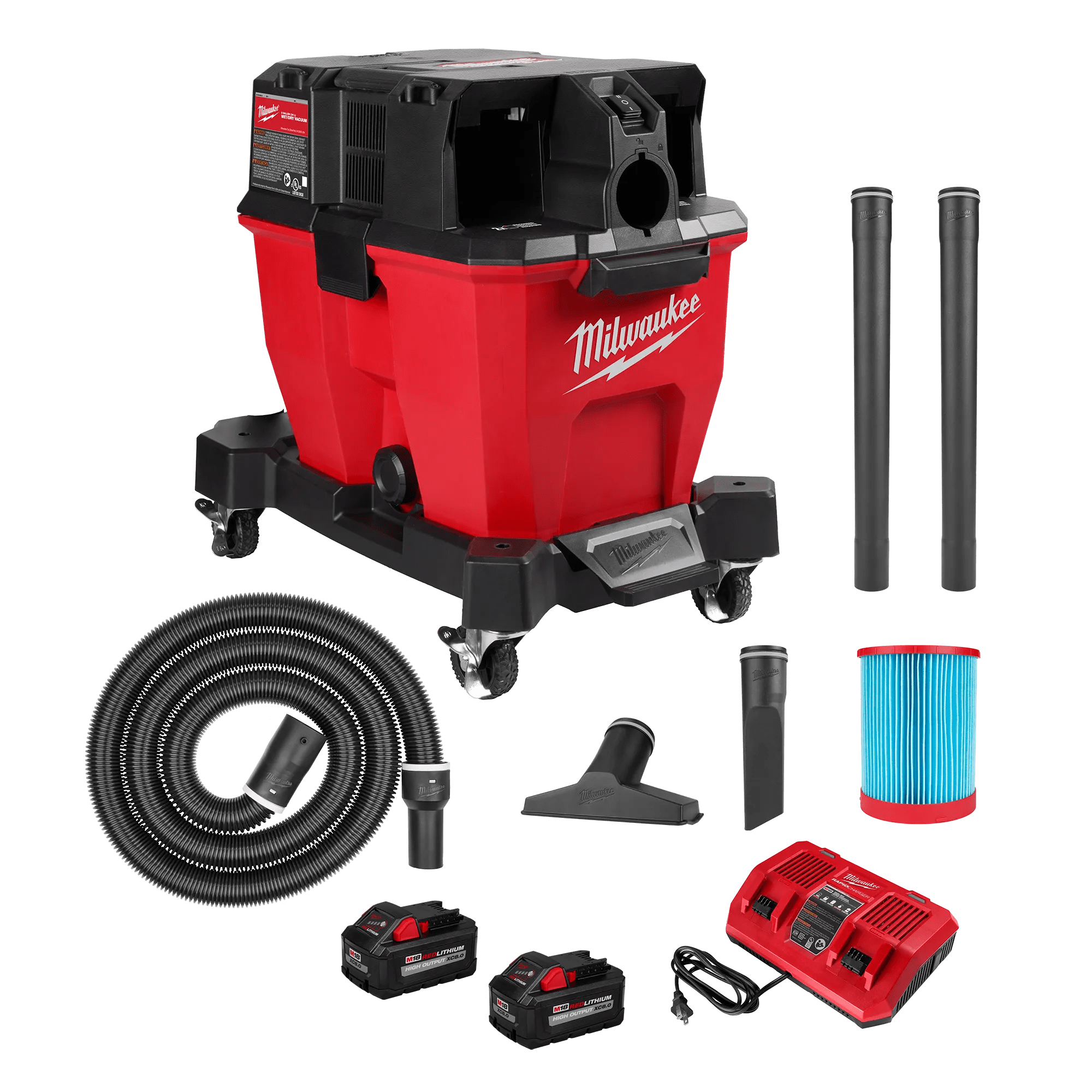 Milwaukee M18 Fuel 9 Gallon Dual Battery Wet/Dry Vacuum Kit HNT Tools