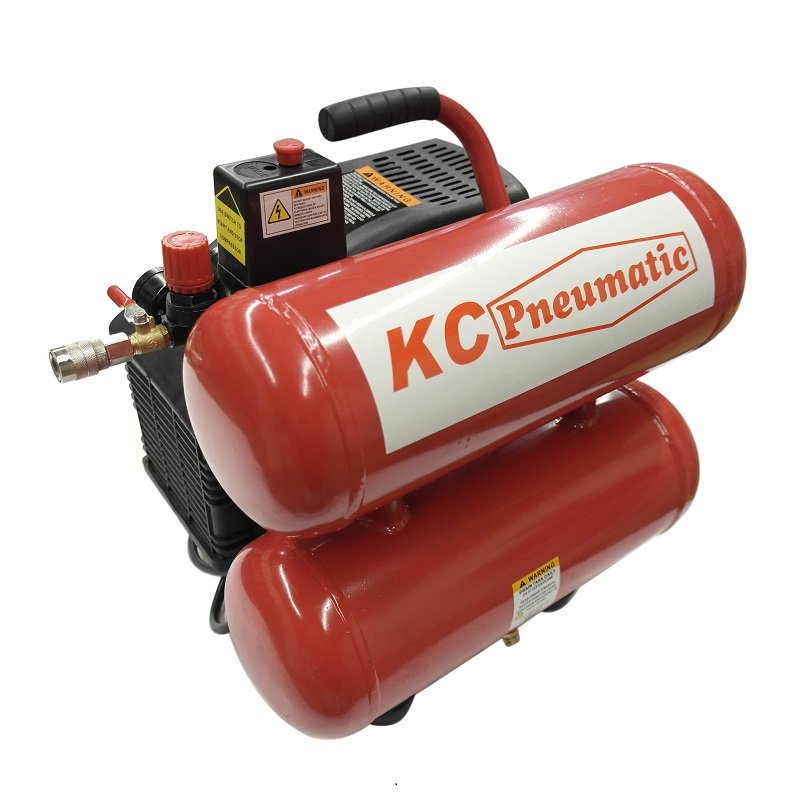 KC 2HP 4.3 Gallon Oil Twin Stack Compressor HNT Tools
