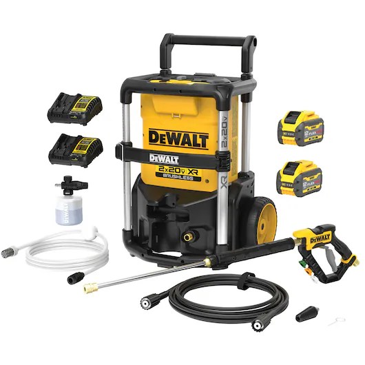 DeWalt 2X20V MAX 1600 MAX PSI Pressure Washer Kit with FLEXVOLT HNT Tools
