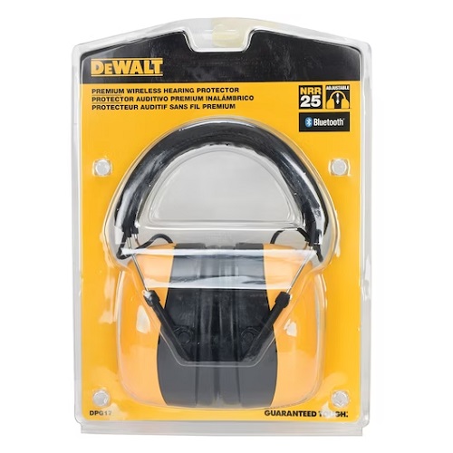 Dewalt Premium Bluetooth® Hearing Protector Earmuff HNT Tools