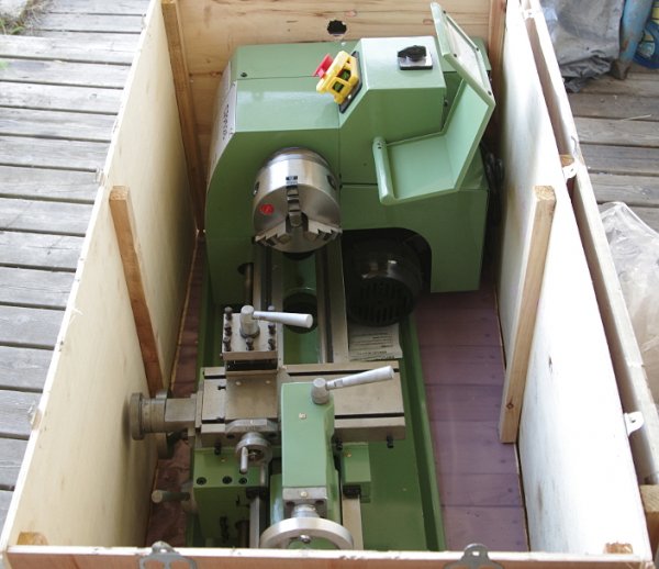 My first lathe arrived today The HobbyMachinist