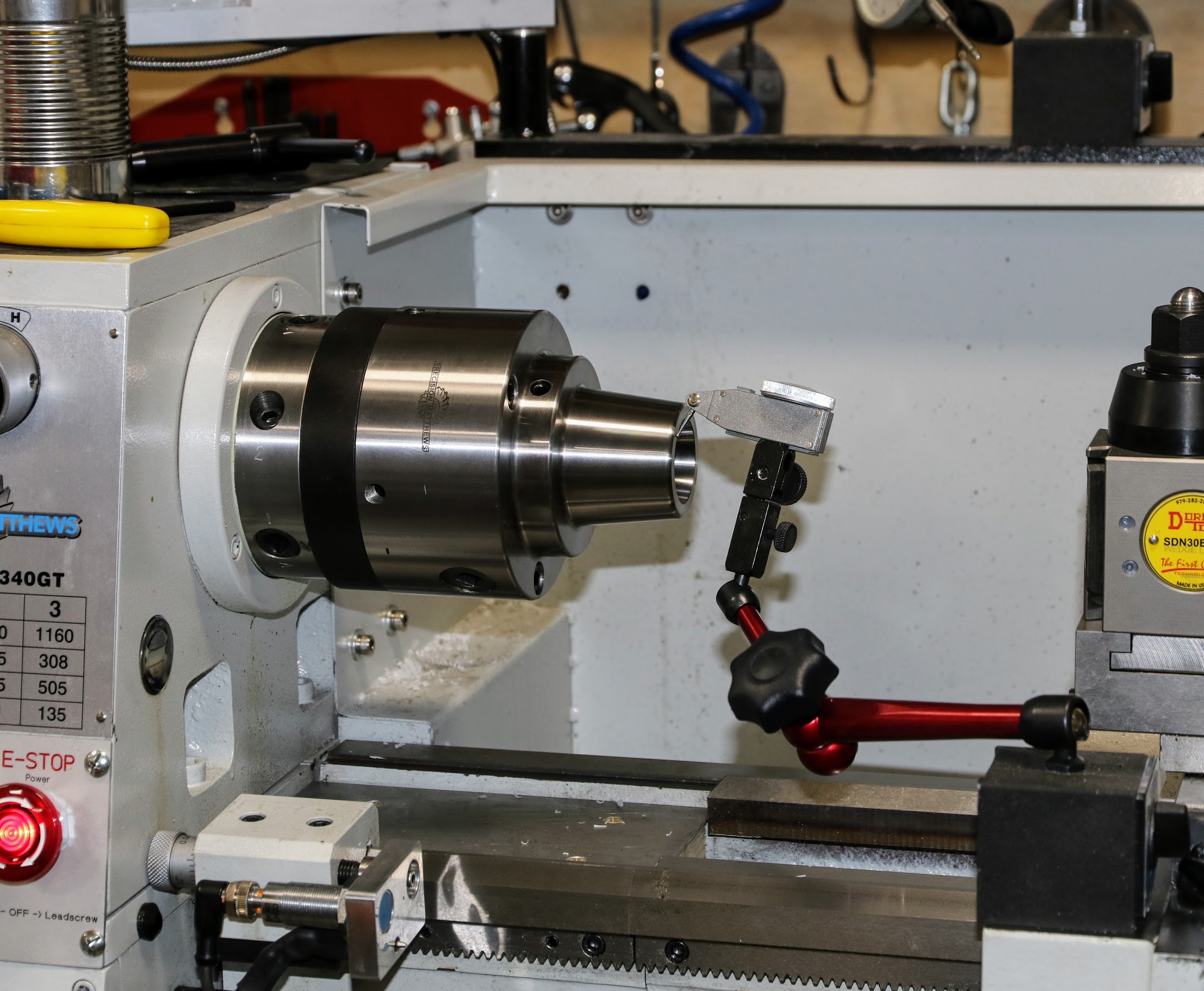 QMT High Precision Adjustable ER40 ER Collet Chucks and 5C chucks in