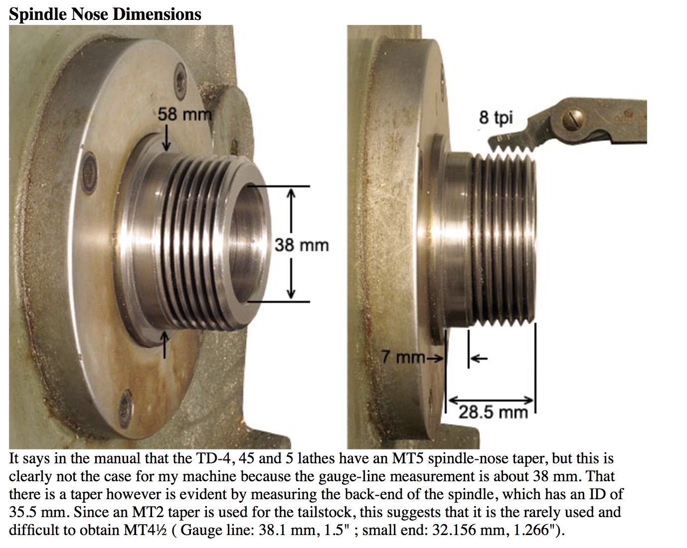 Help with spindle nose thread Page 2 The HobbyMachinist