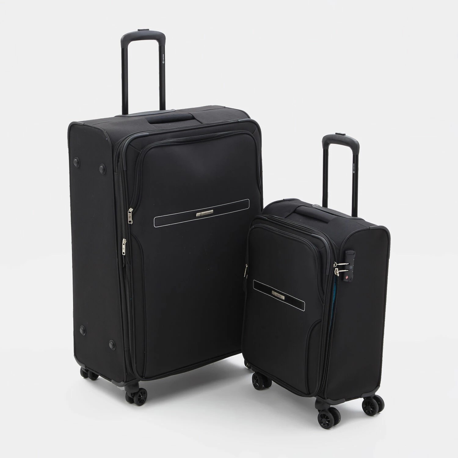 Carlton Black Turbolight Softshell Suitcases Cheap Luggage Sales Shop