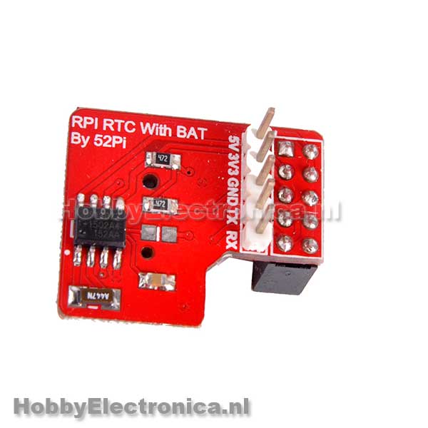 Raspberry Pi RTC module HobbyElectronica