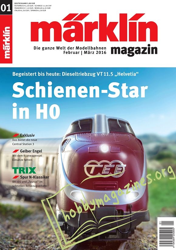 Märklin 201601 » Hobby Magazines Download Digital Copy Magazines And