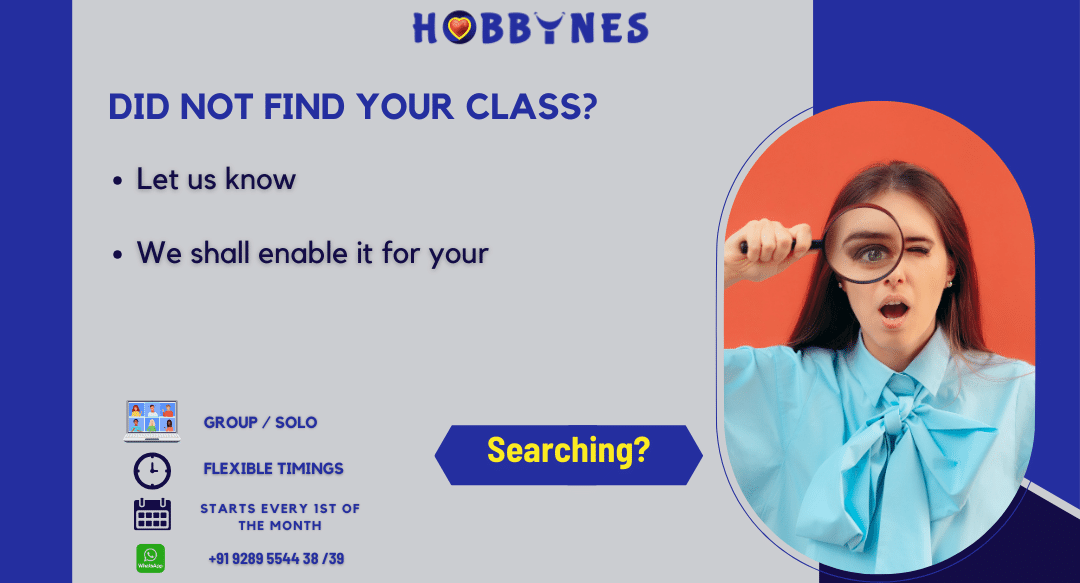 Online Hobby classes for Fun and Happiness Hobbynes