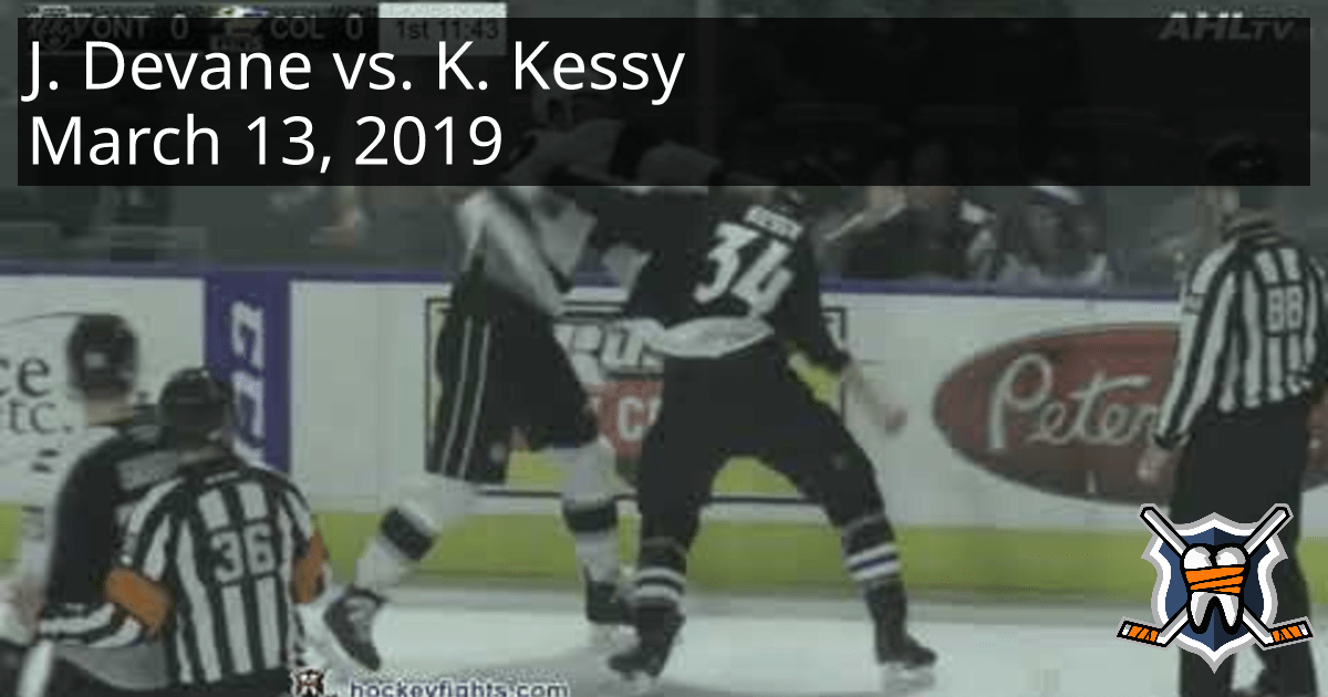Jamie Devane vs. Kale Kessy, March 13, 2019 Ontario Reign vs