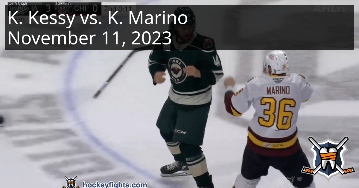 Kale Kessy vs. Kyle Marino, November 11, 2023 Iowa Wild vs. Chicago
