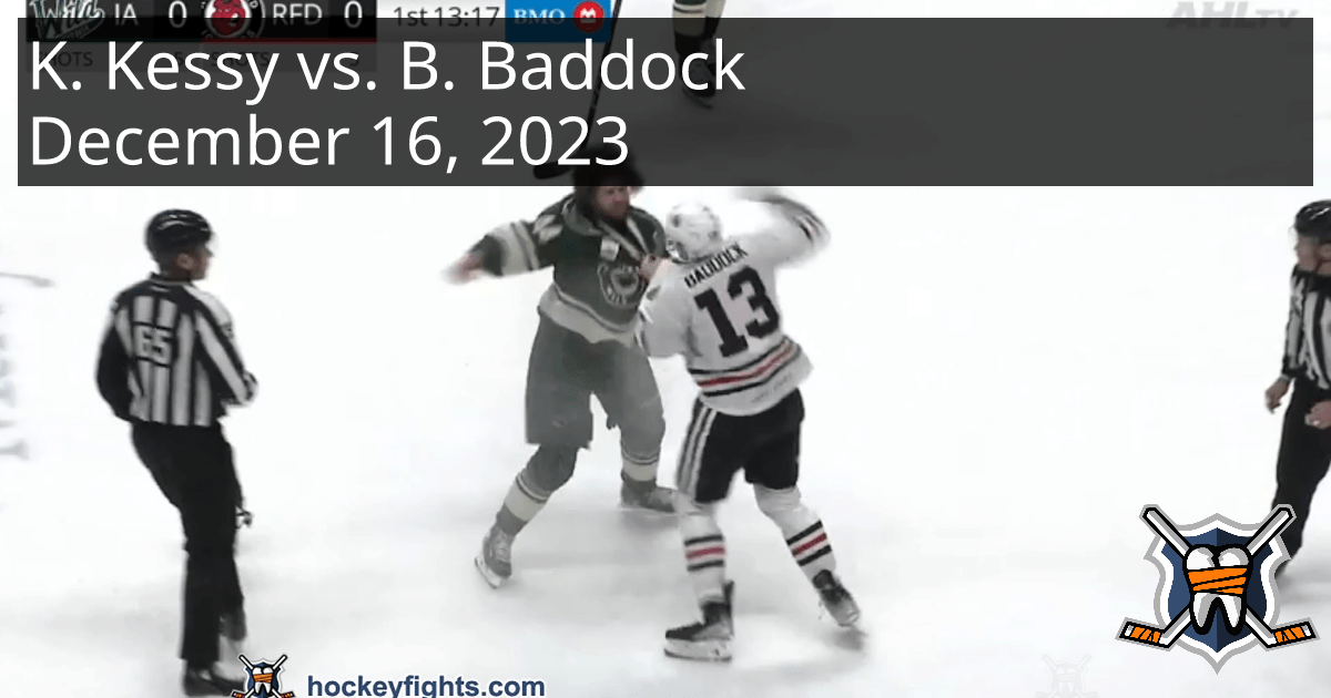 Kale Kessy vs. Brandon Baddock, December 16, 2023 Iowa Wild vs