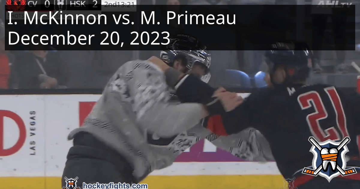 Ian McKinnon vs. Mason Primeau, December 20, 2023 Coachella Valley