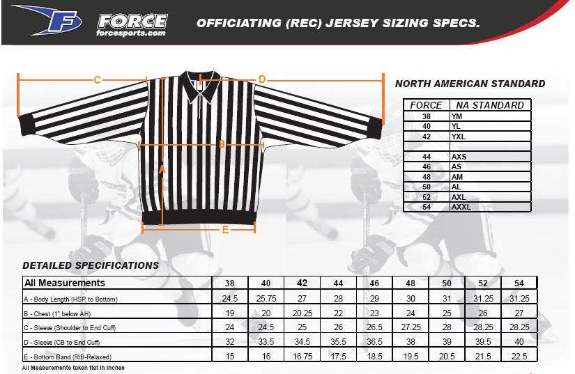 Force Rec Officiating Jersey [Mens] Hockey Giant Equipment