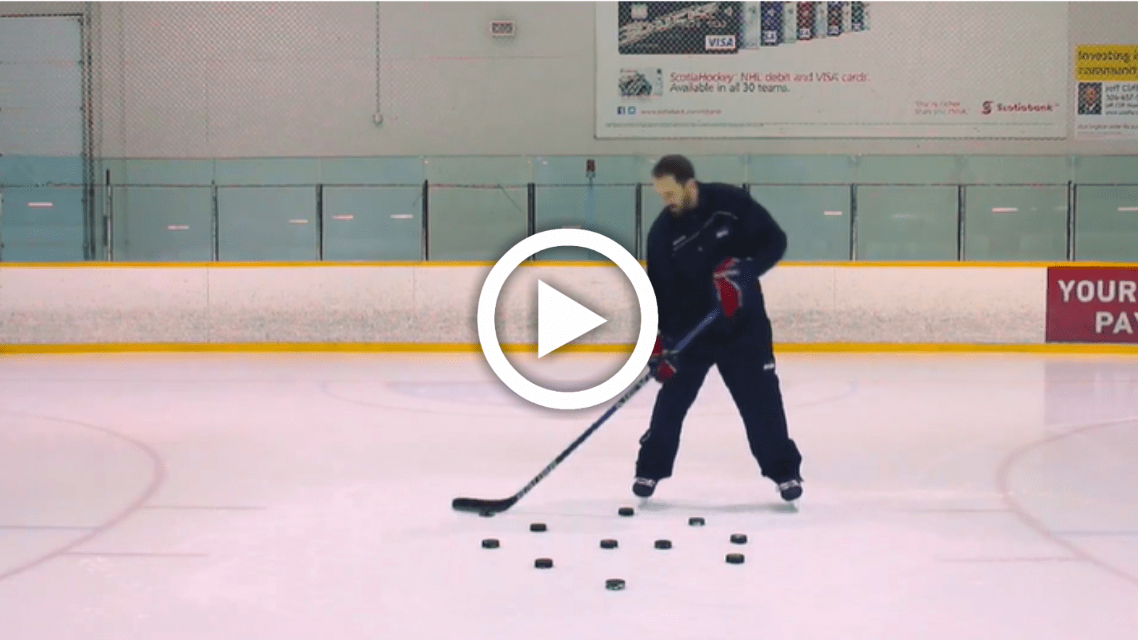 Outside Edge Handling in Motion Hockey Skills Training