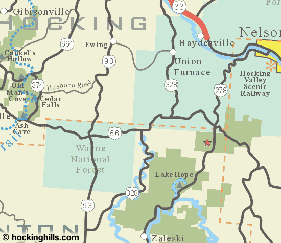 County Line Cabins, Vacation Lodging in the Hocking Hills