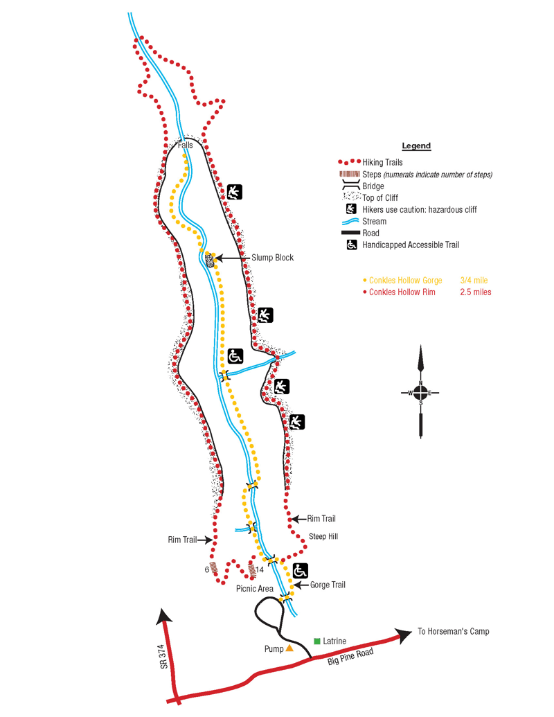 Conkle's Hollow Hiking Trail