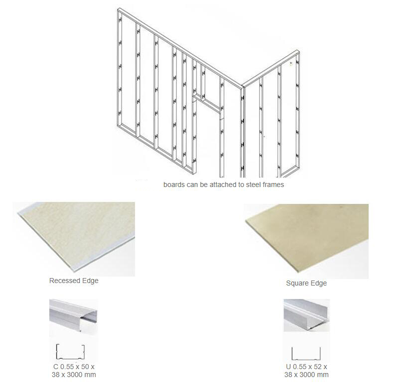 Calcium Silicate Board Fiber Cement Fiber Cement Board