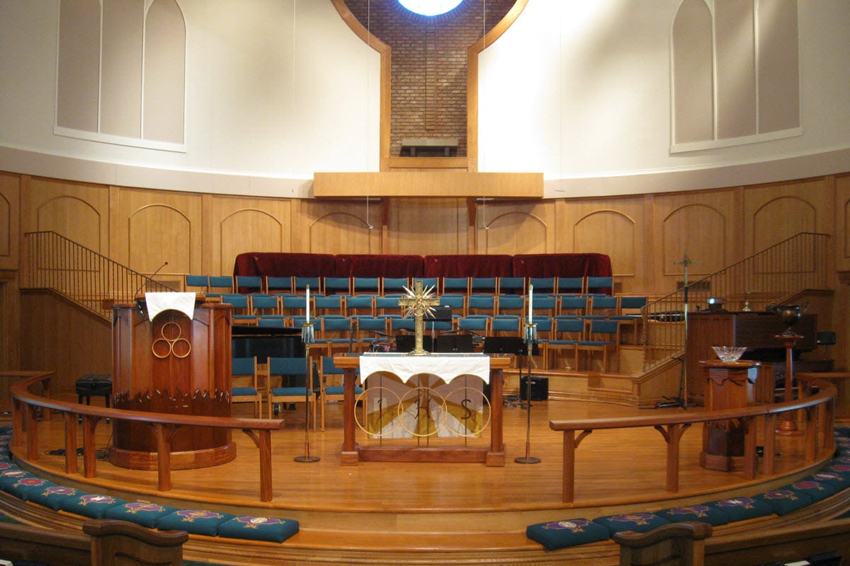 Northbrook United Methodist Church Sanctuary Hodges and Hicks