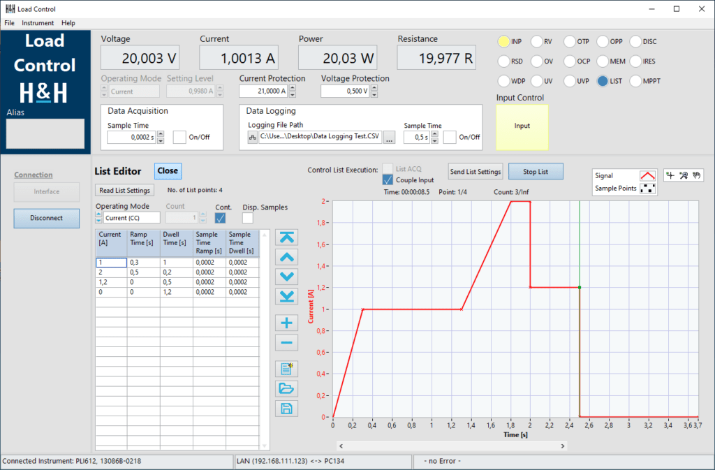 Load Control Tool for DC Loads - Höcherl & Hackl en
