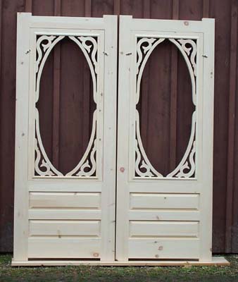 wood screen door, wooden combination storm doors ... (338 x 400 Pixel)