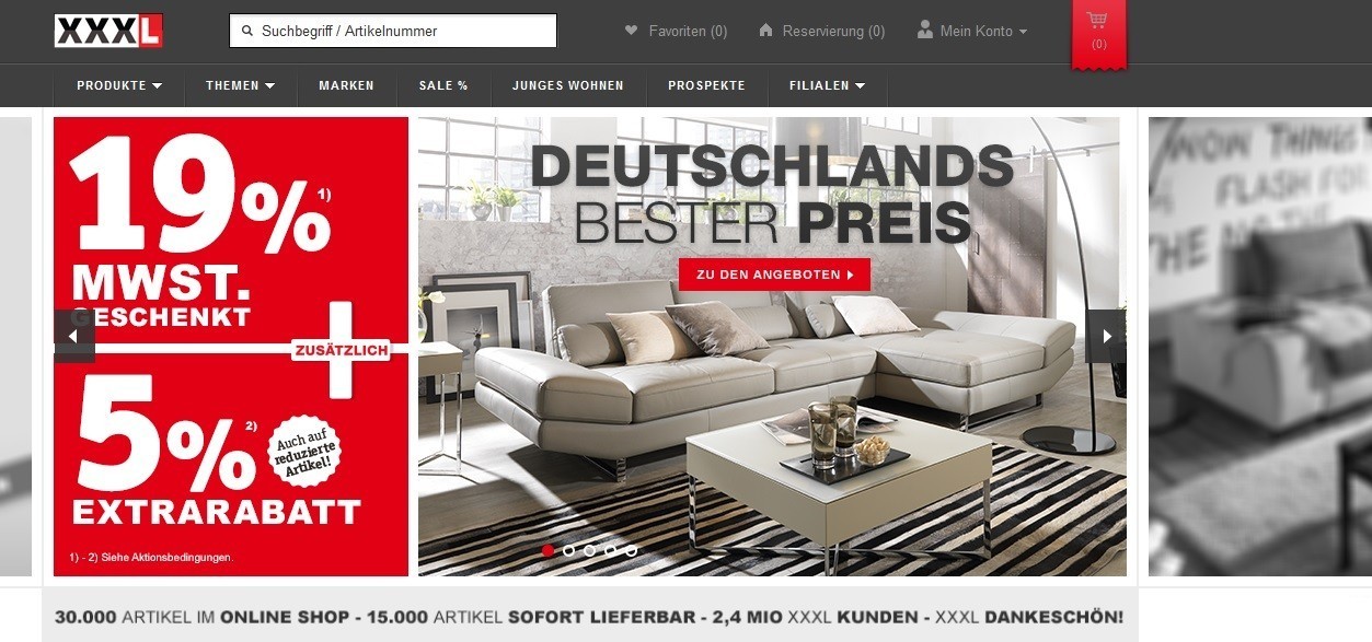 Xxl Mann Mobilia Online Shop — Teatrodiverzura