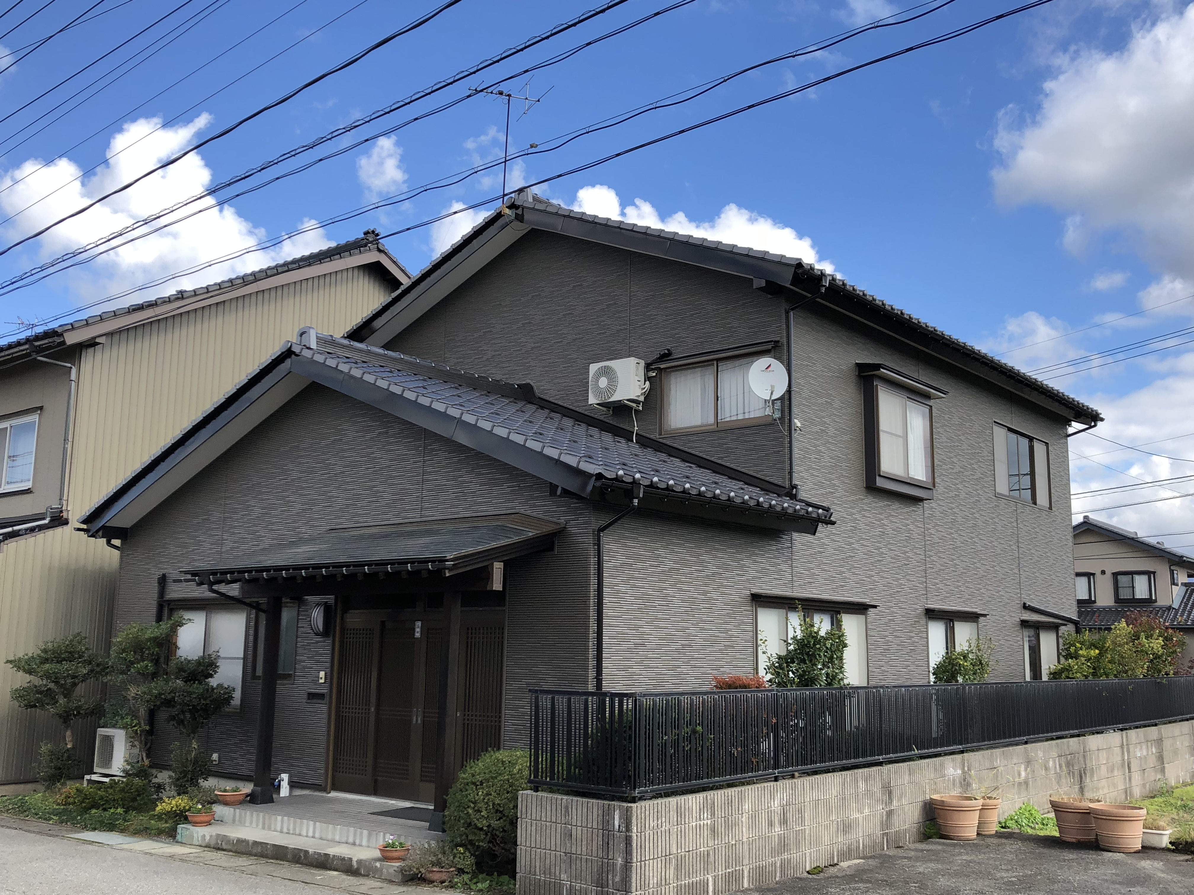素敵な外観に仕上がりました。 北国増改センター
