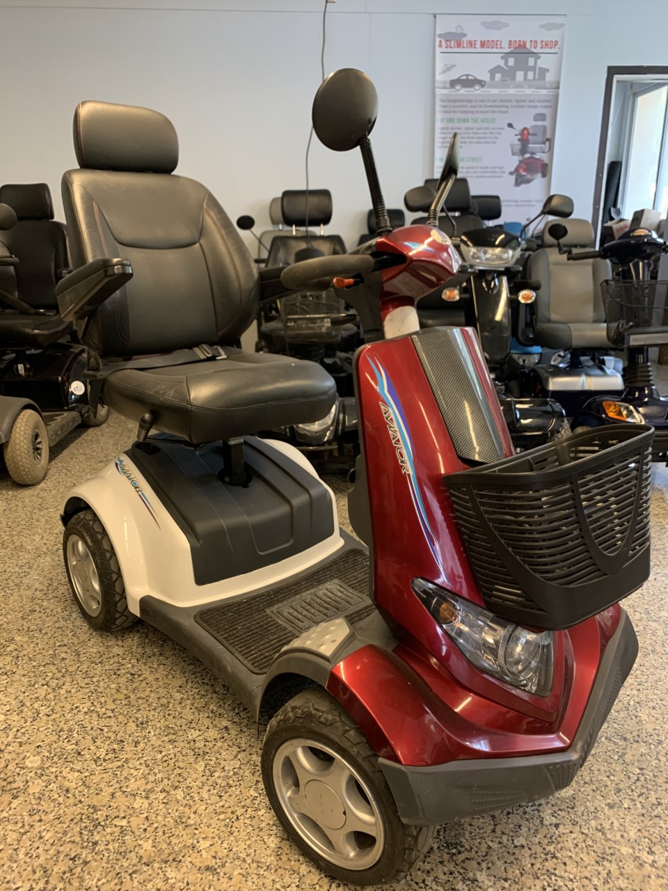 Extra large Aviator mobility scooter Hola Mobility rentals