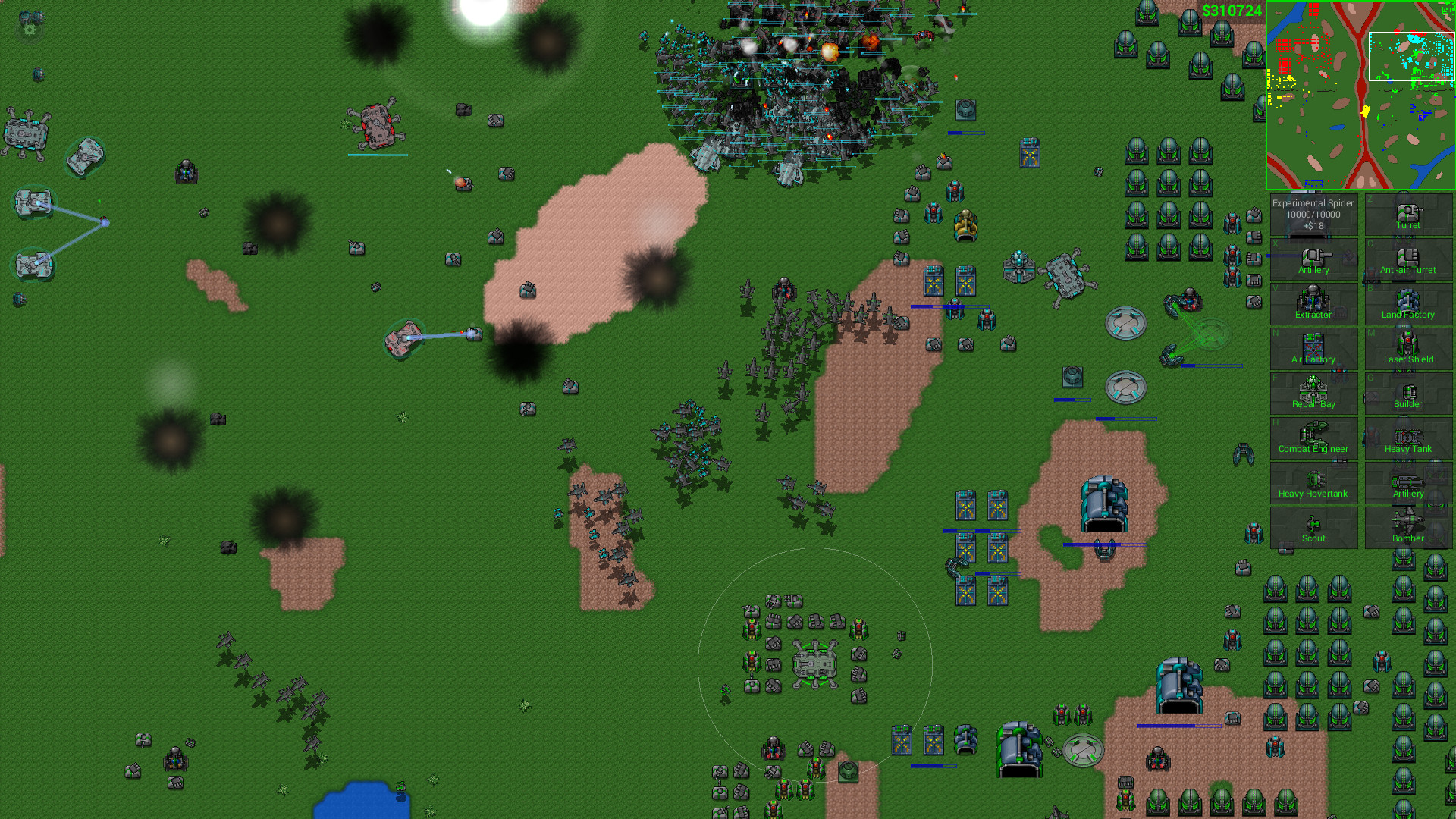 Rusted Warfare RTS HOLARSE Spielen unter Linux