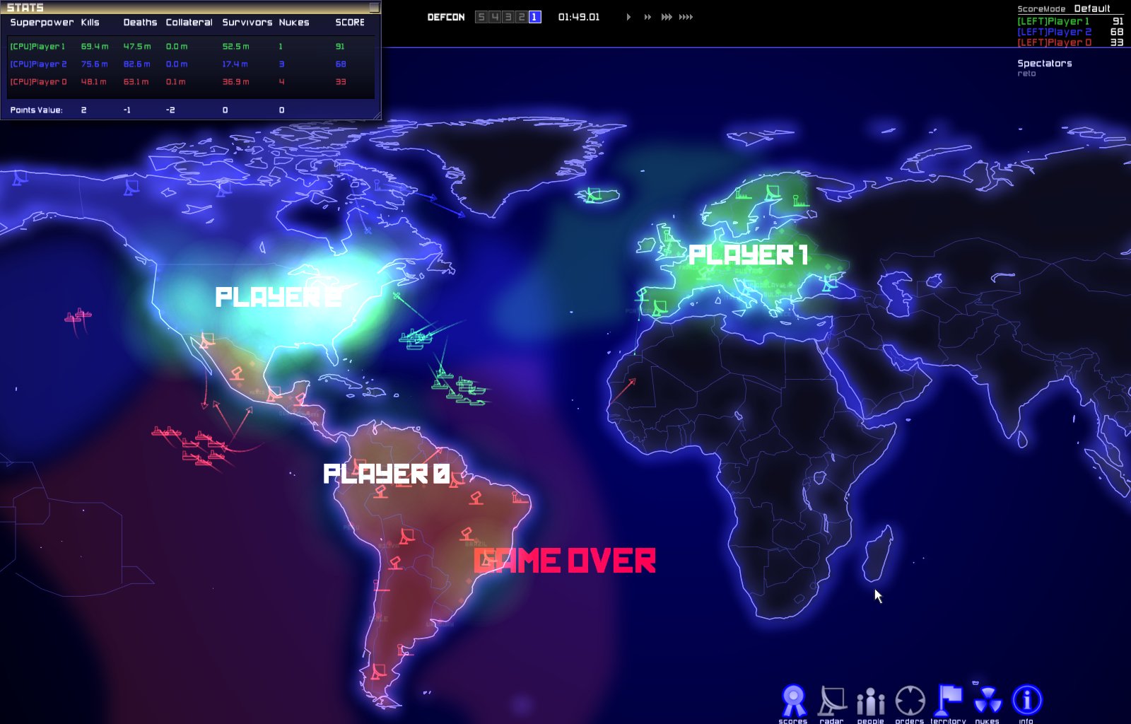 Defcon HOLARSE Spielen unter Linux