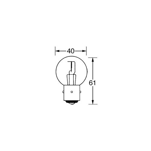 12v Bulb Double Contact Marchal 45/40w LLB217
