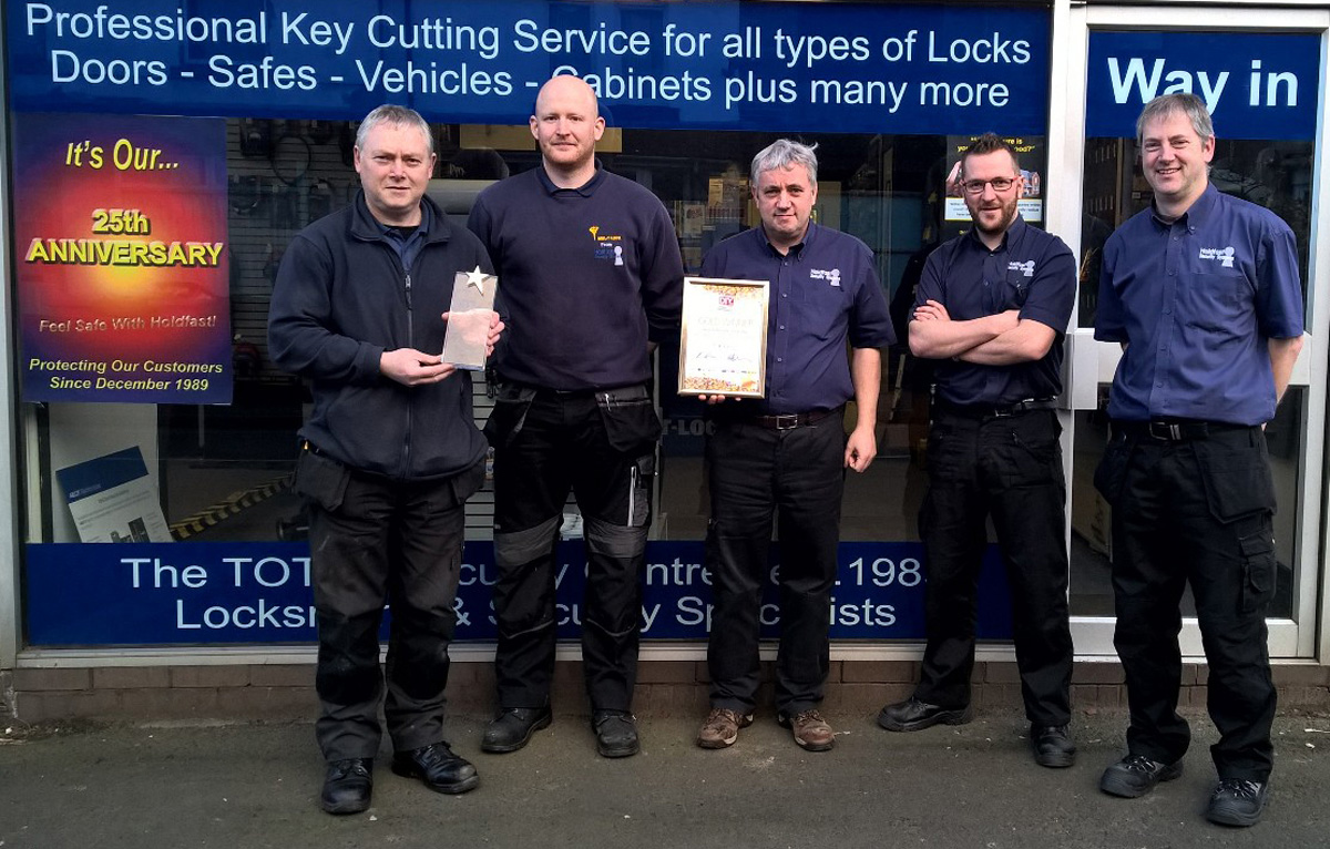 to Holdfast Security Systems Locksmiths in Crewe, Cheshire