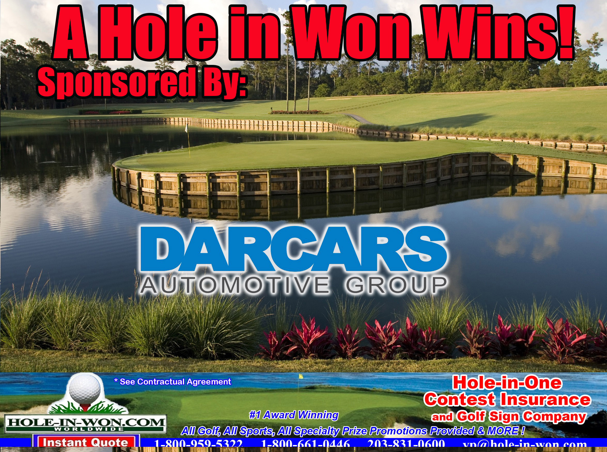 DARCARS AUTOMOTIVE Hole in One Insurance DARCARS AUTOMOTIVE Golf