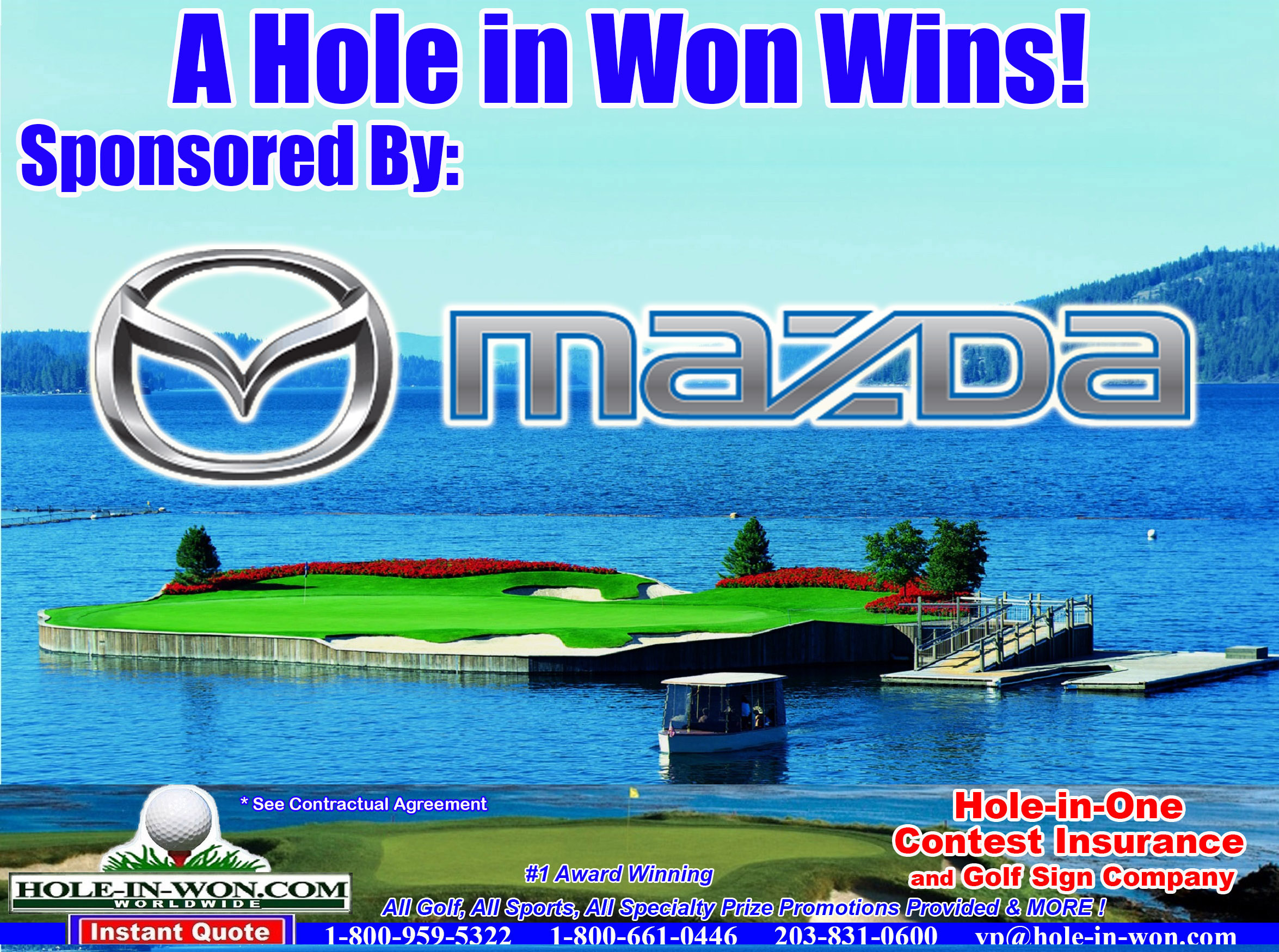 MAZDA Hole in One Insurance MAZDA Golf Contest Insurance