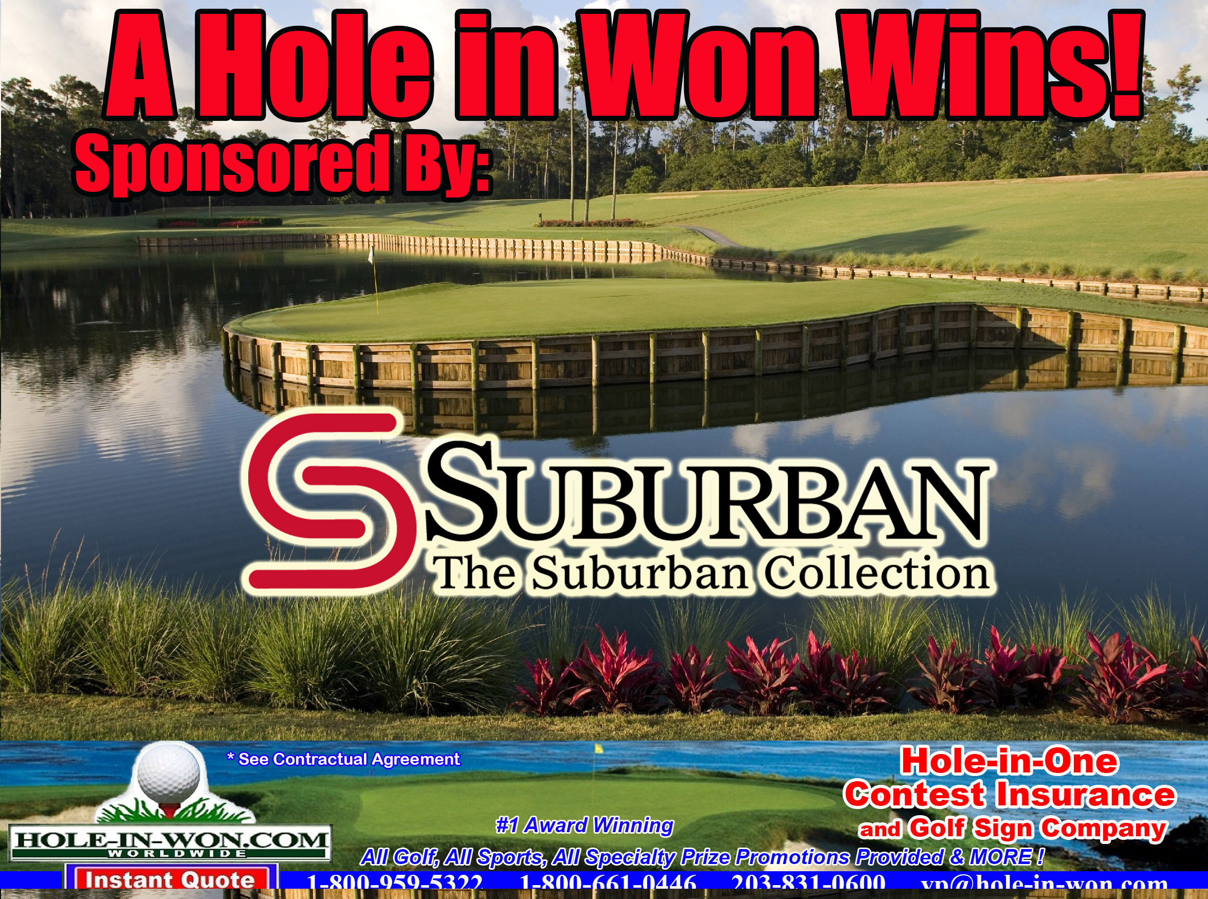 Suburban Collection Hole in One Insurance Suburban Collection Golf