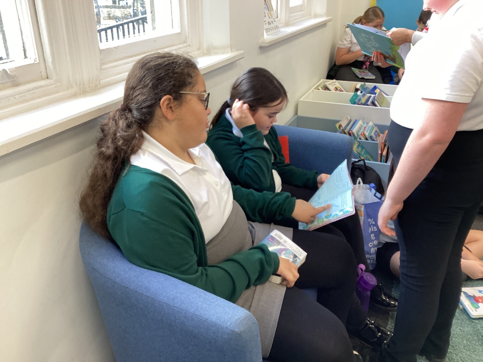 Holgate Primary and Nursery Library visit