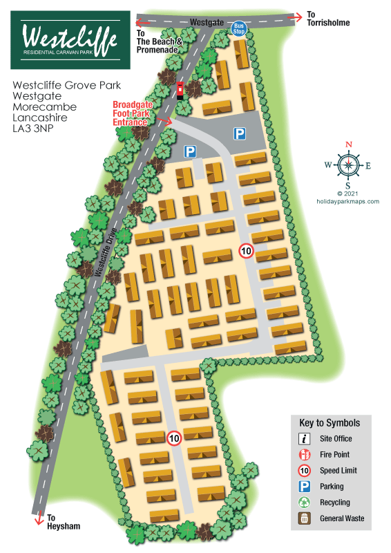 Trenance,Walworth Castle,Waveney Valley Park Maps