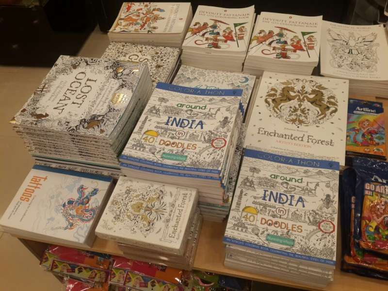 Around India in 40 Doodles Coloring Book