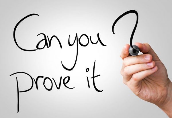 It’s not what you know; it’s what you can prove!!! - Hollines Startup