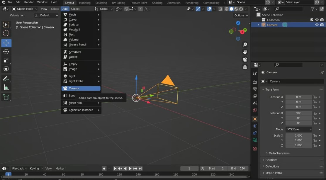 How to Add One or Multiple Cameras in Blender Master the Art of