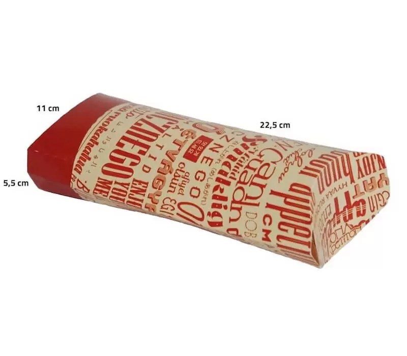 Wrap packaging. Printed cardboard wrap packaging. In stock.