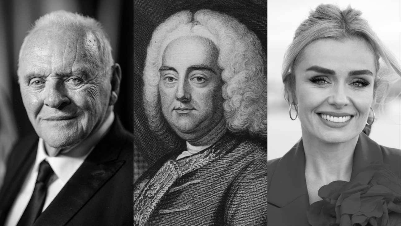 Anthony Hopkins plays classic composer Frideric Handel in Film