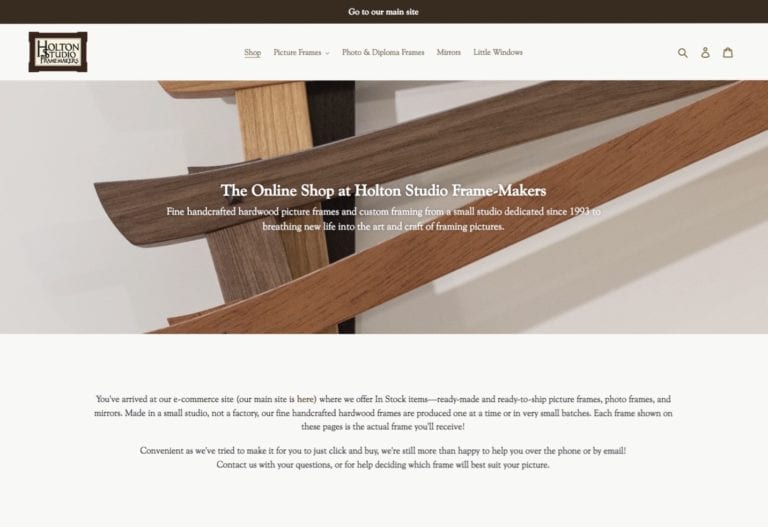Custom Framing Online Holton Studio FrameMakers