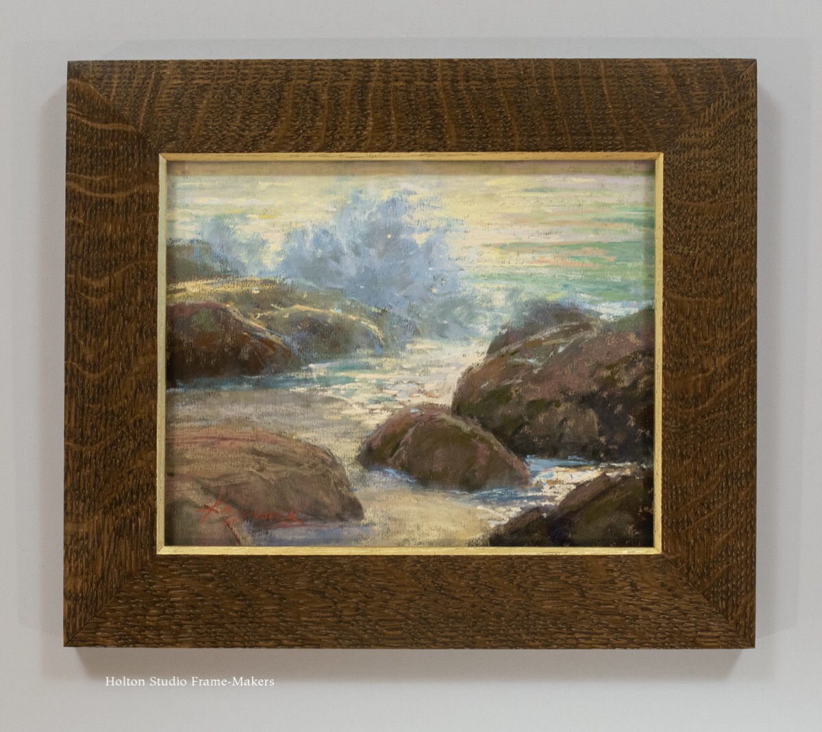 Reframing Kim Lordier's "Backlit In Monterey" Holton Studio FrameMakers