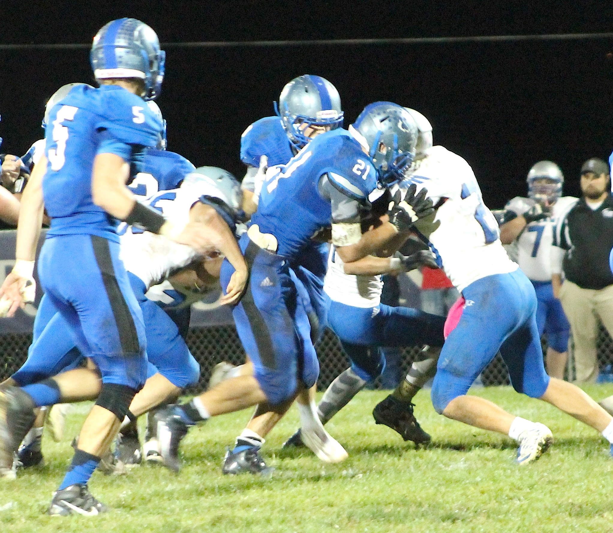 HHS vs. PL football 10/23/2015 The Holton Recorder