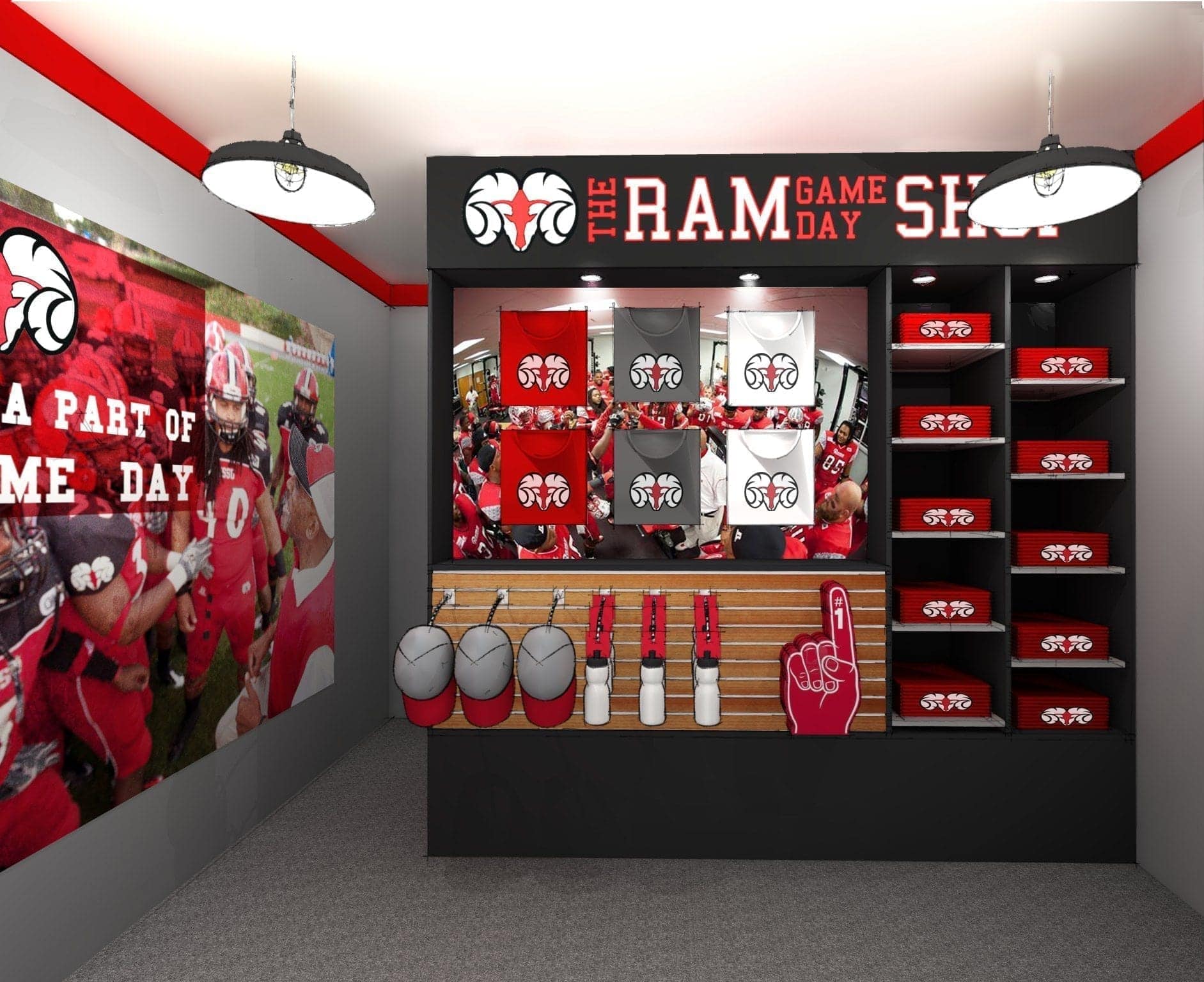 Winston Salem State University Game Day Store Holt Experiential