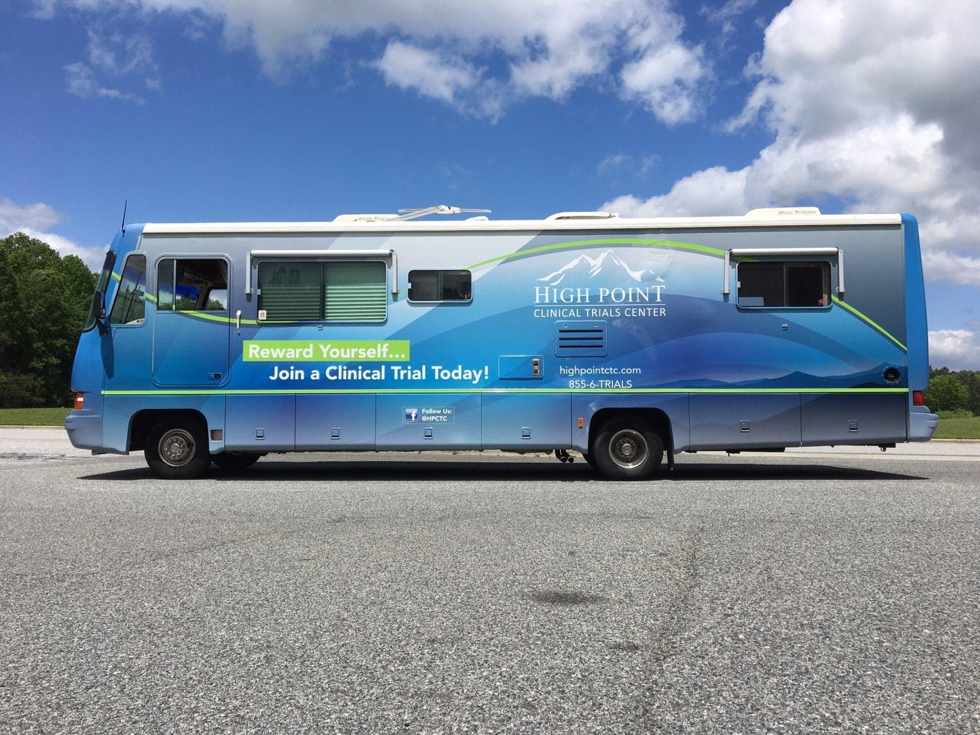 High Point Clinical Trials RV Holt Experiential Branded Interiors