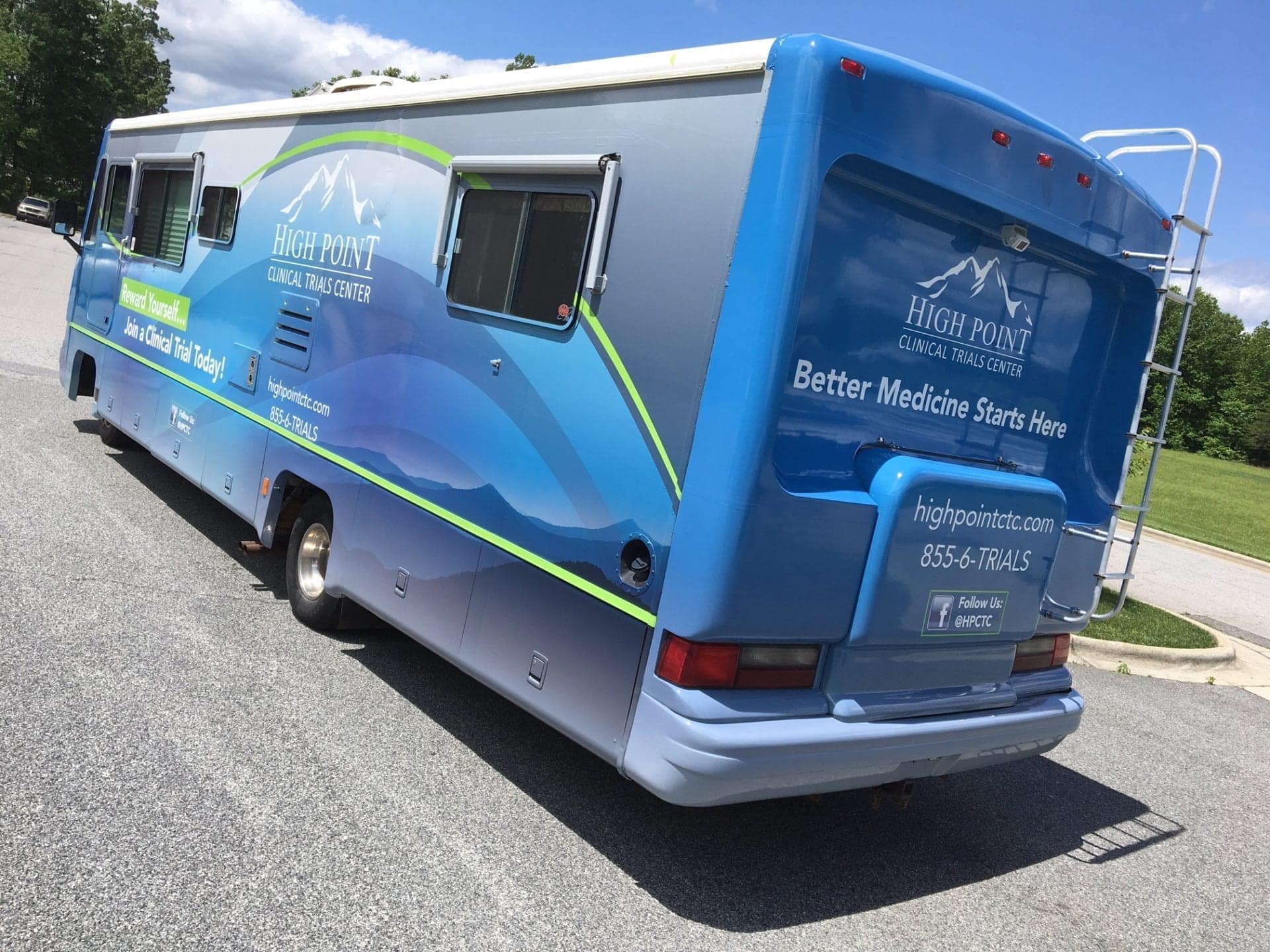 High Point Clinical Trials RV Holt Experiential Branded Interiors