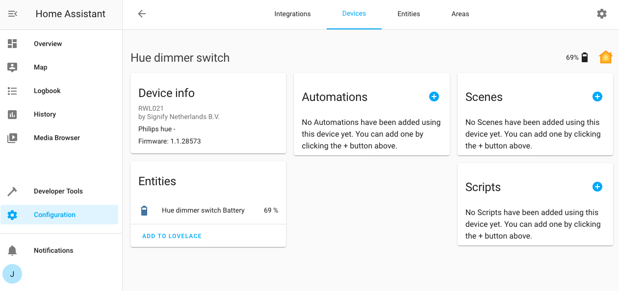 HomeKit Device Home Assistant