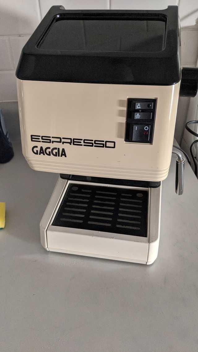 Information on a "Gaggia Espresso" espresso machine circa 1980s?
